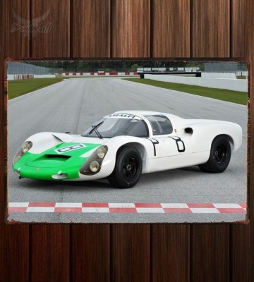 Металлическая табличка Porsche 910-8